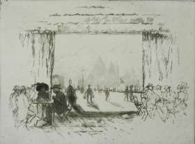 Café Orientale, Venice - JOSEPH PENNELL