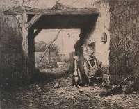 Intérieur de Cour (Courtyard Interior) - JACQUE