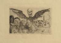 The Deadly Sins, Dominated by Death (Les Péchés Capitaux, Dominés par la Mort) -  ENSOR