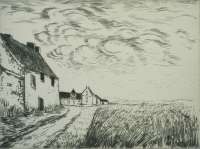 The Wheat Field (Chateauneuf-en-Thimerais), Le Champ de Blé (Chateauneuf-en-Thimerais) -  VLAMINCK