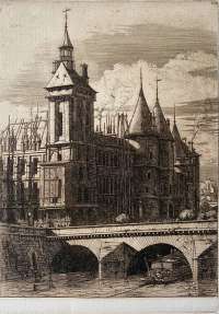 La Tour de l'Horloge (The Clock Tower) - MERYON