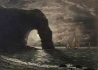 Coastal Scene at Night - DELATRE