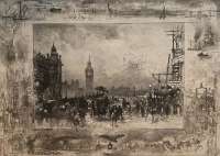Westminster Bridge or Westminster Clock Tower - BUHOT