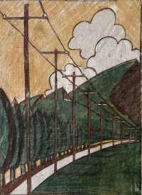 Poplar Trees and Telephone Poles -  FOOKES
