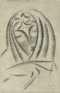 Female Head, Draped #3 - NADELMAN