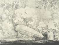 The Zeppelin Starts, No. 1 -  PENNELL