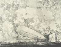 The Zeppelin Starts, No. 1 - PENNELL