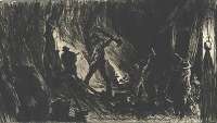 Miners in a Tunnel -  MICHALEK