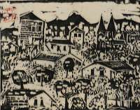 Houses on a Hill -  MUNAKATA