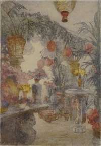 Garden Scene - DE VAUX CLEMENTS