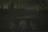 The City, Evening - PENNELL