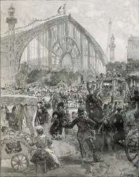 L'Sortie de l'Exposition de 1889 -  LEPERE