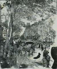 Le Boulevard, pres du Vaudeville - LEPERE