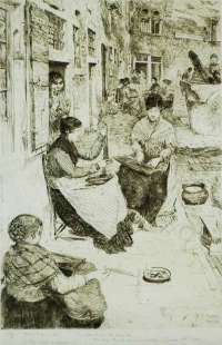 Bead Stringers (Perleria), Venice -  BACHER