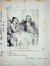 Le Manteau d'Arlequin (Plate 6) - GAVARNI