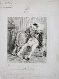 Les Partageuses (Plate 9) - GAVARNI