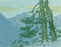 Alpine Mountain Scene - NEUMANN