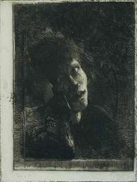 La Muse Accoudee - BESNARD