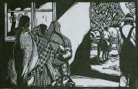 A Taos Street Scene - LATHAM