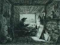 The Studio on the Boat (Le Bateau-Atelier) - DAUBIGNY